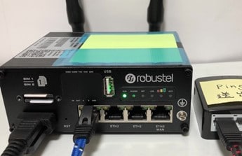 NET LEDと電波状態LEDが消灯