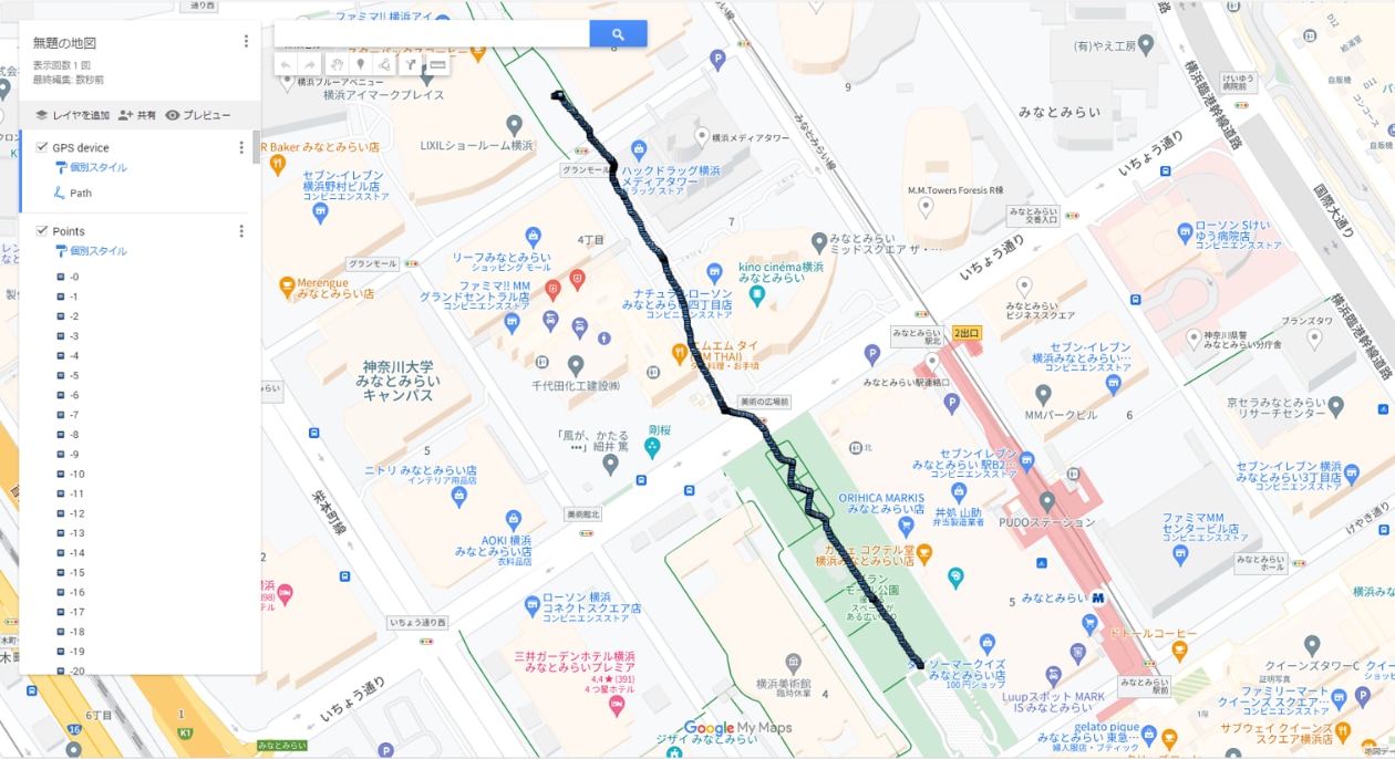 みなとみらい地図