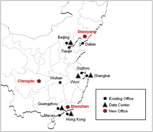 Attachement2 (Mainland China map)