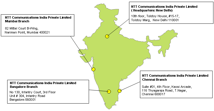 NTT Communications India Offices