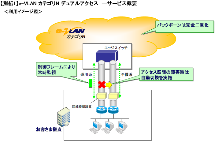 【別紙1】e-VLAN カテゴリN デュアルアクセス―サービス概要